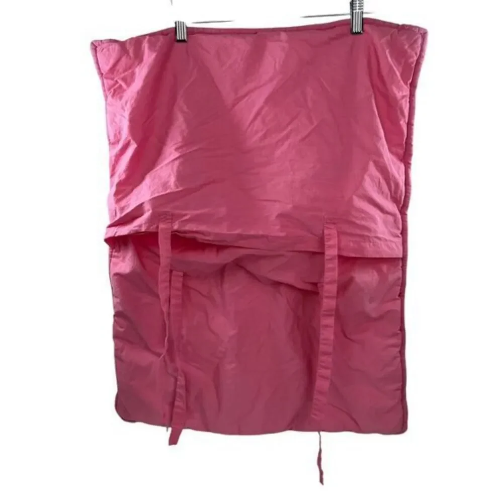 Pottery Barn PB Teen Billie Paisley Quilted Standand Pillow Shams Pink‎ Pom Pom